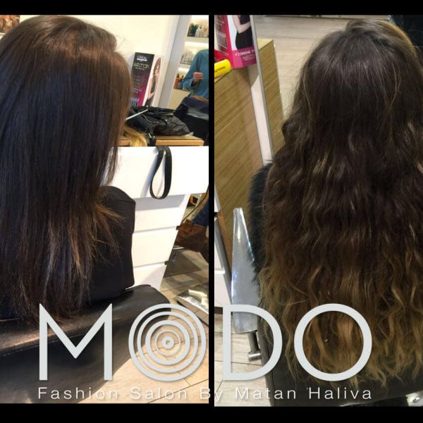 תוספות שיער לפני ואחרי