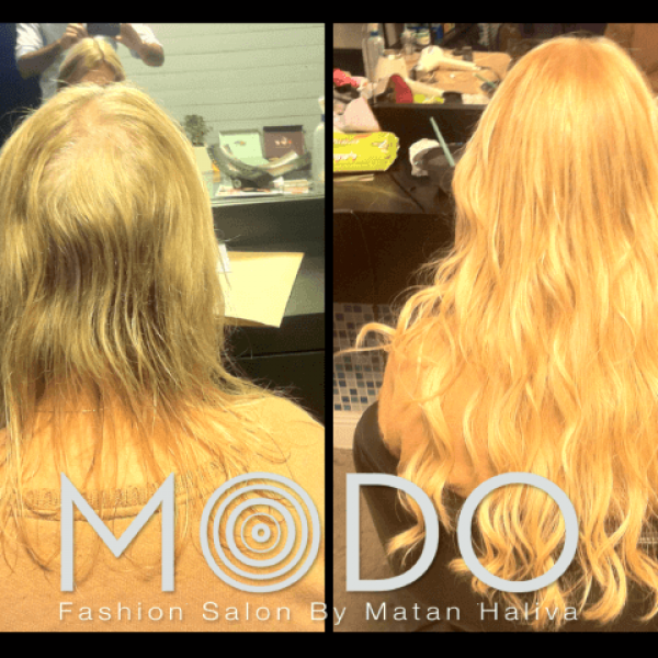 תוספות שיער בלונד