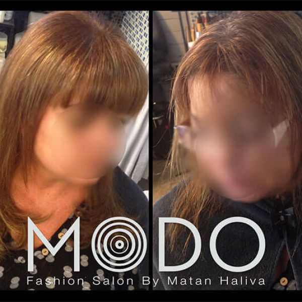 תוספות לשיער - לפני ואחרי